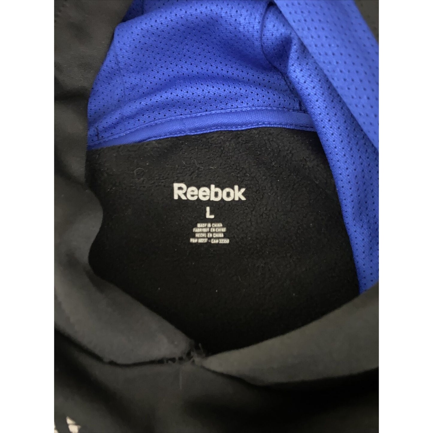 Reebok Boys’ Large Black Polyester Hoodie Pullover Sweatshirt