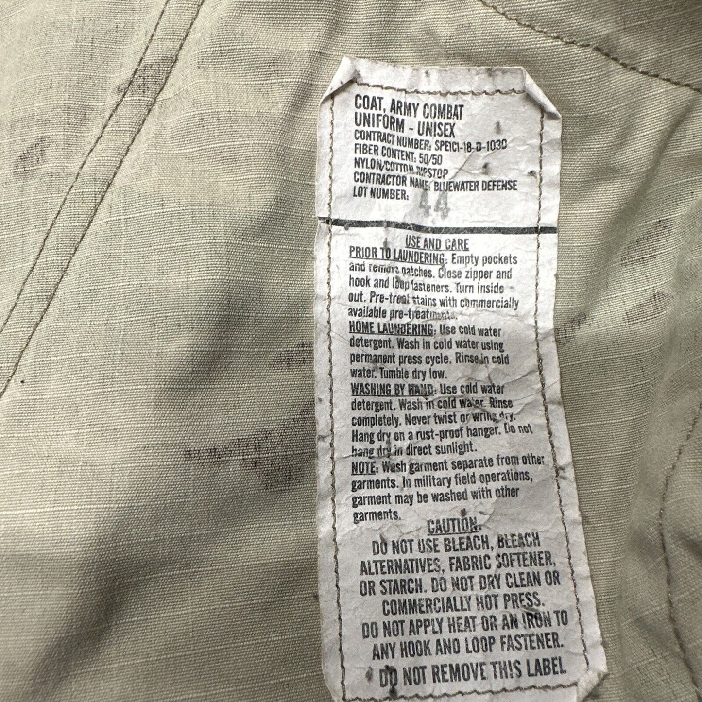 Men’s Ocp Army Air Force Top Blouse Coat Large Short