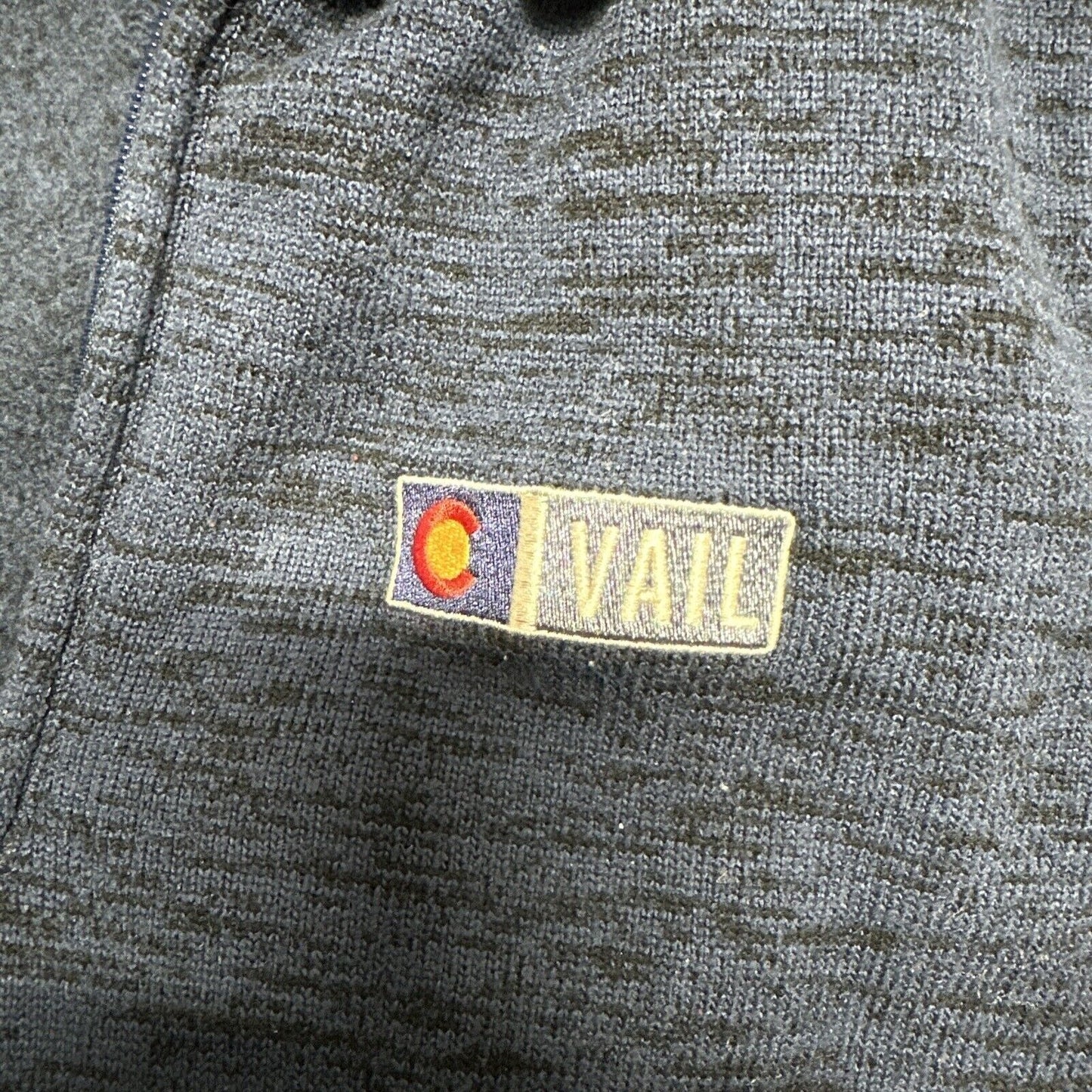 Men’s Blue 1/4 Zip Pullover Colorado Vail Gear For Sports Sweater