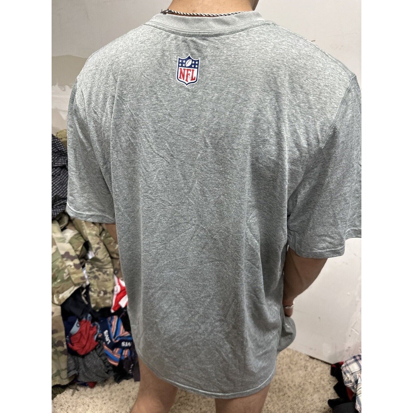 Men’s Gray NFL On Field XL Nike Dri Fit St Louis Rams Football Shirt