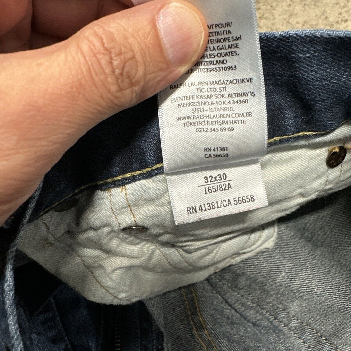 Men’s Blue Polo Ralph Lauren 32 X 30 Jeans