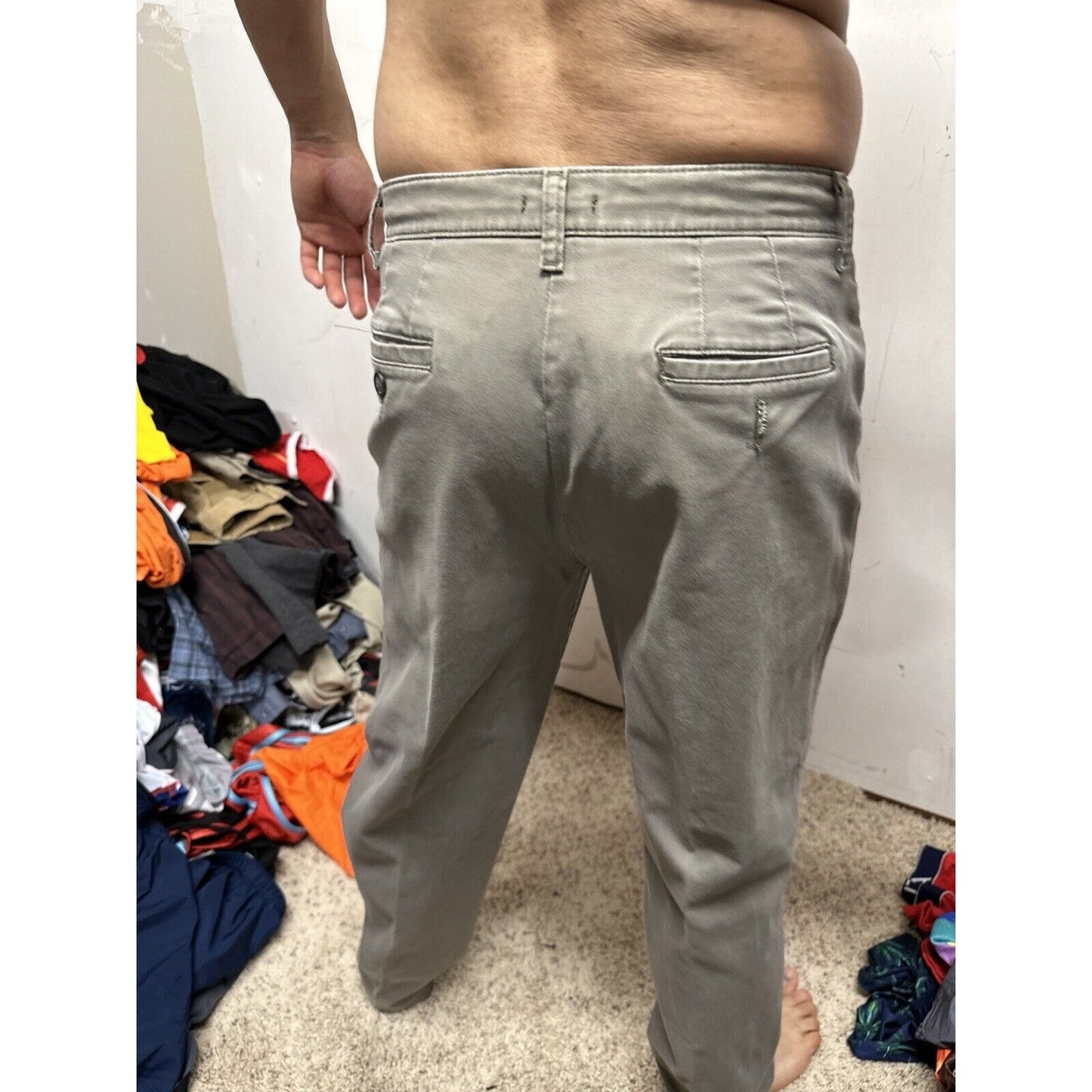 Men’s Lee At The Waist 8 Short Grey Pants perhaps women’s jeans?
