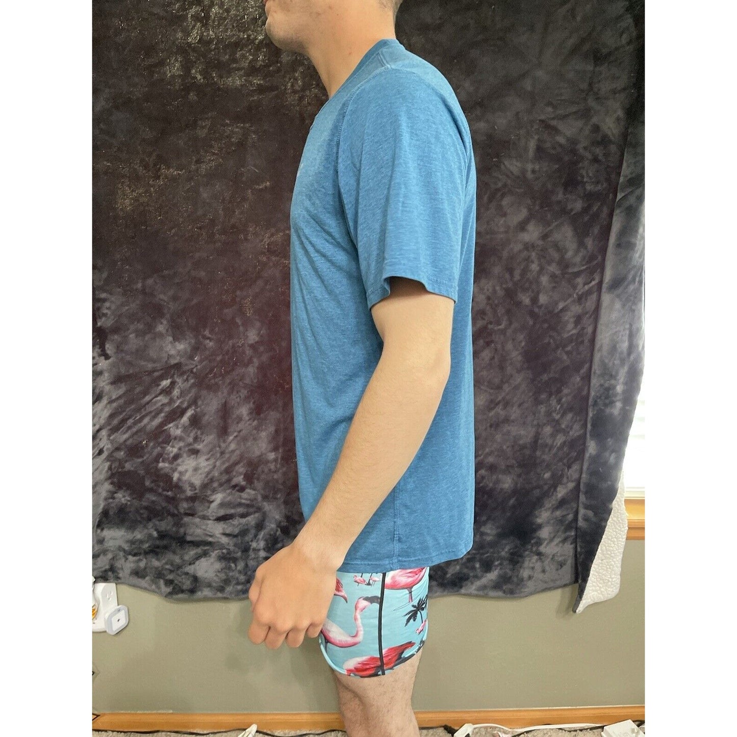 Men’s Large Russell Blue Dri Power Short Sleeve T-shirt