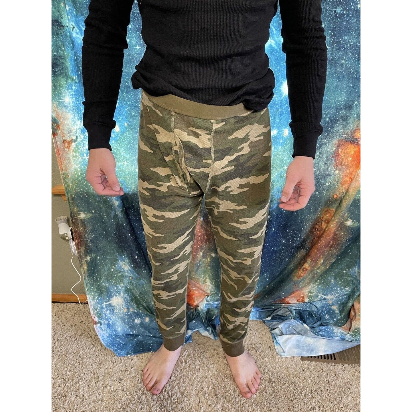 Men’s Large Camo Croft And Barrow sleepwear lounge thermals