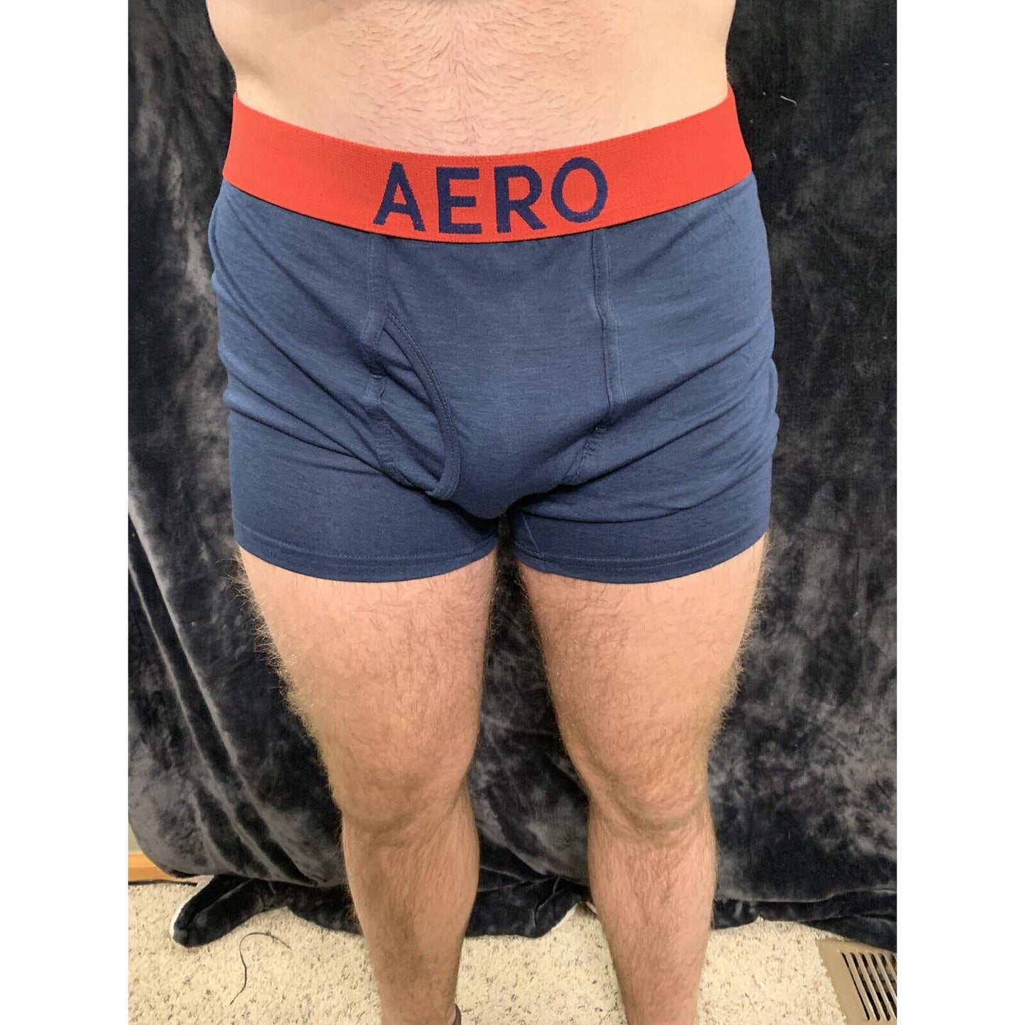Aeropostale Stretch Boxer Briefs Dark Blue Men’s Large - 5% Spandex