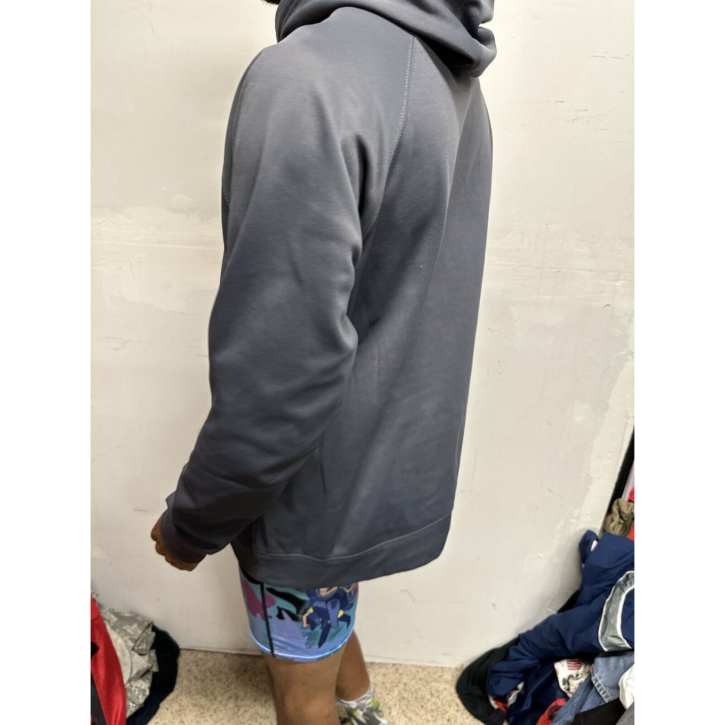 Men’s Panther Softball Gray Hoodie Pullover Large