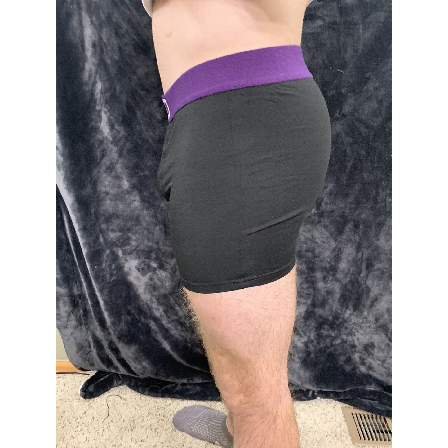 Aeropostale Stretch Boxer Briefs Black Men’s Large - 5% Spandex