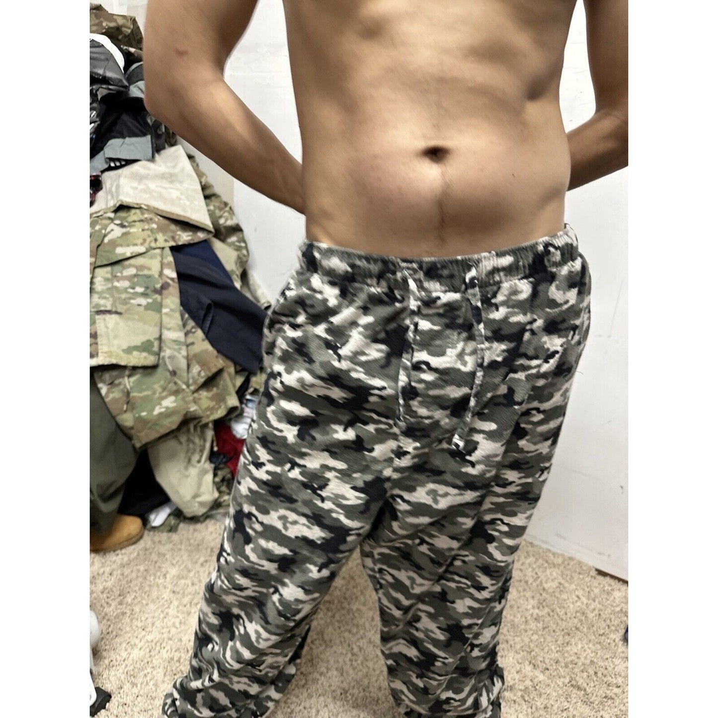 Men’s XXL Joe Boxer Camo Pajama Bottoms Lounge Pants With Pockets
