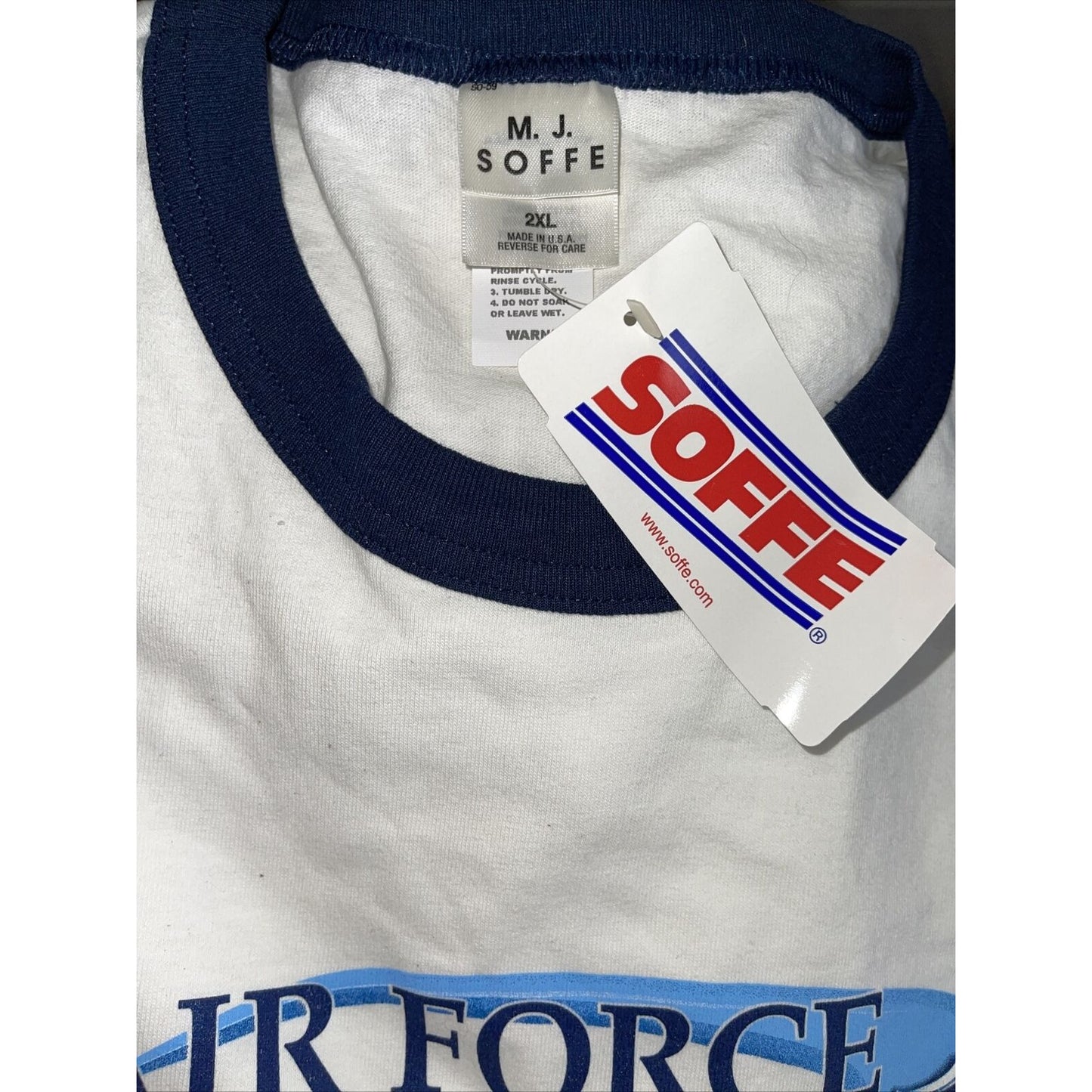 men's soffe White 2XL maxwell air force base t-shirt