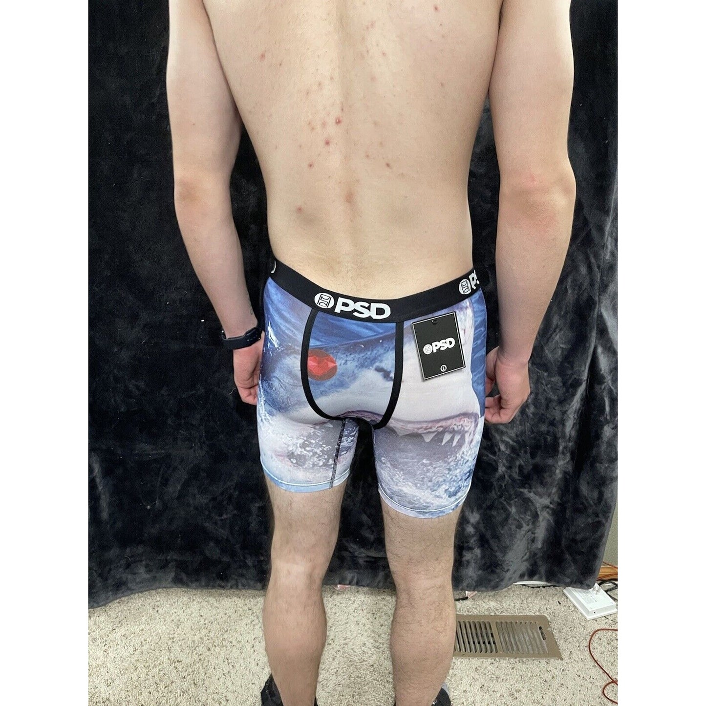 PSD Great White Shark Youth Large Boxer Briefs New