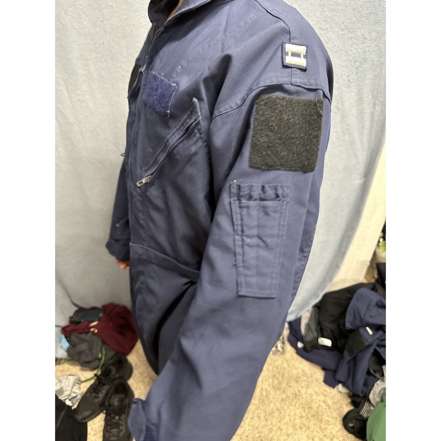 Men’s Dark Blue Strategic Air Command Missile Crew Coverall Uniform Suit O-3