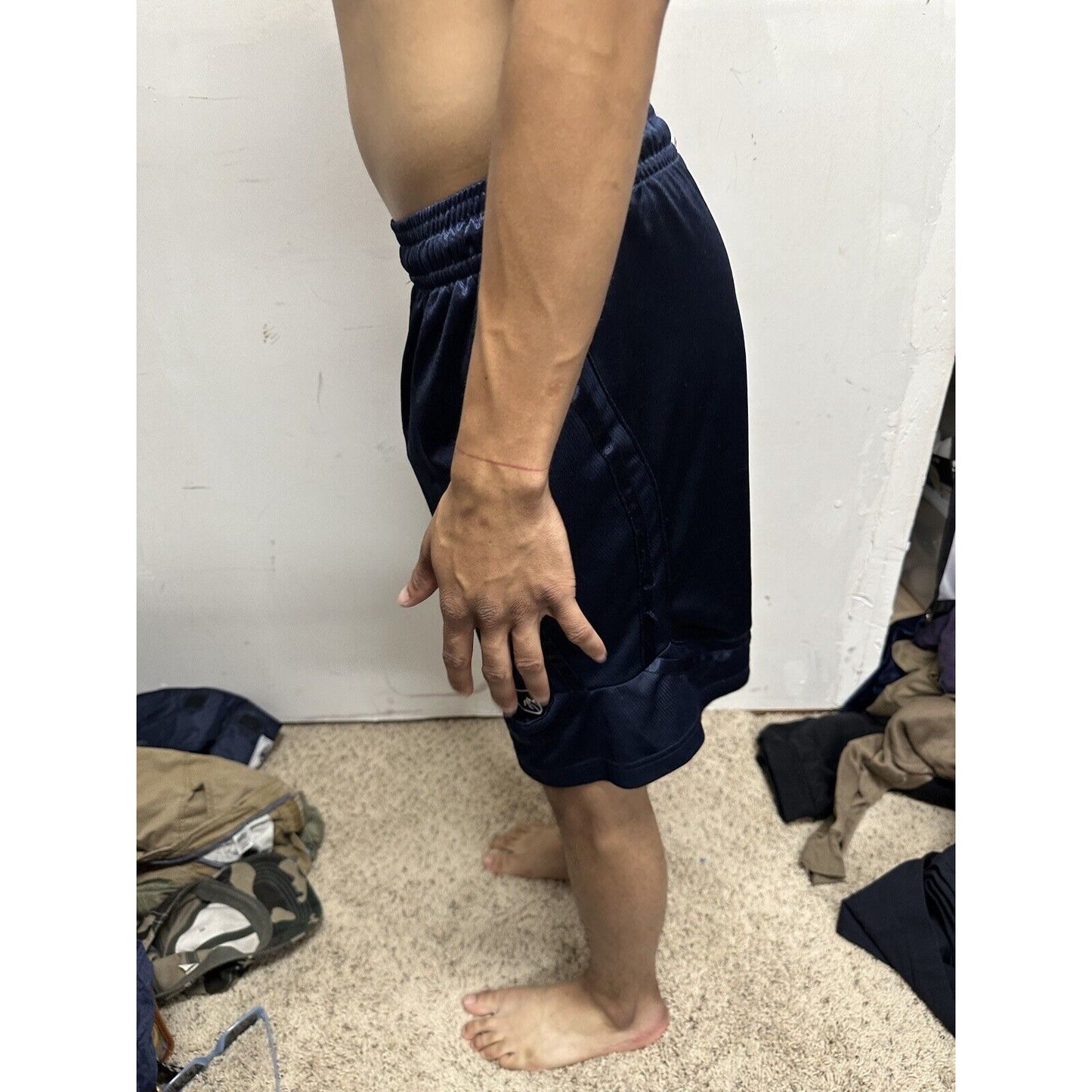 Men’s Dark Blue Small AND1 Athletic Shorts With Pockets