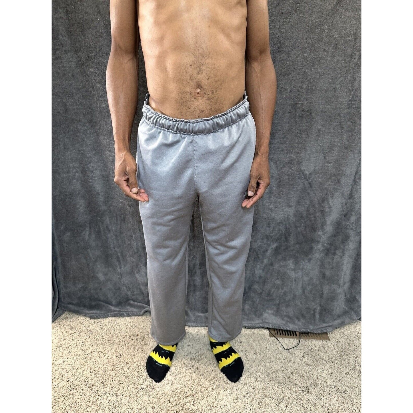Men’s Gray Everlast Medium Sweatpants With Pockets