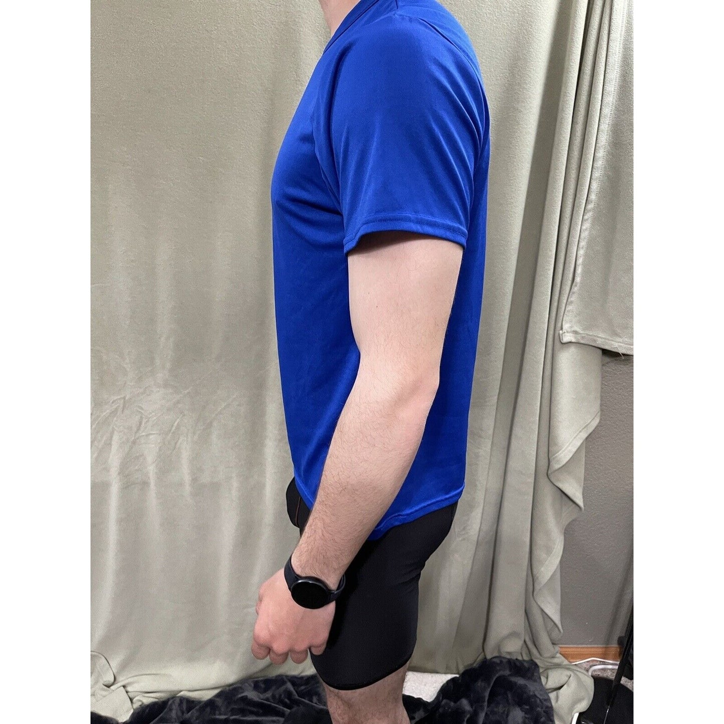 Decathlon “Domyos” Men’s Royal Blue Athletic T-Shirt Size M