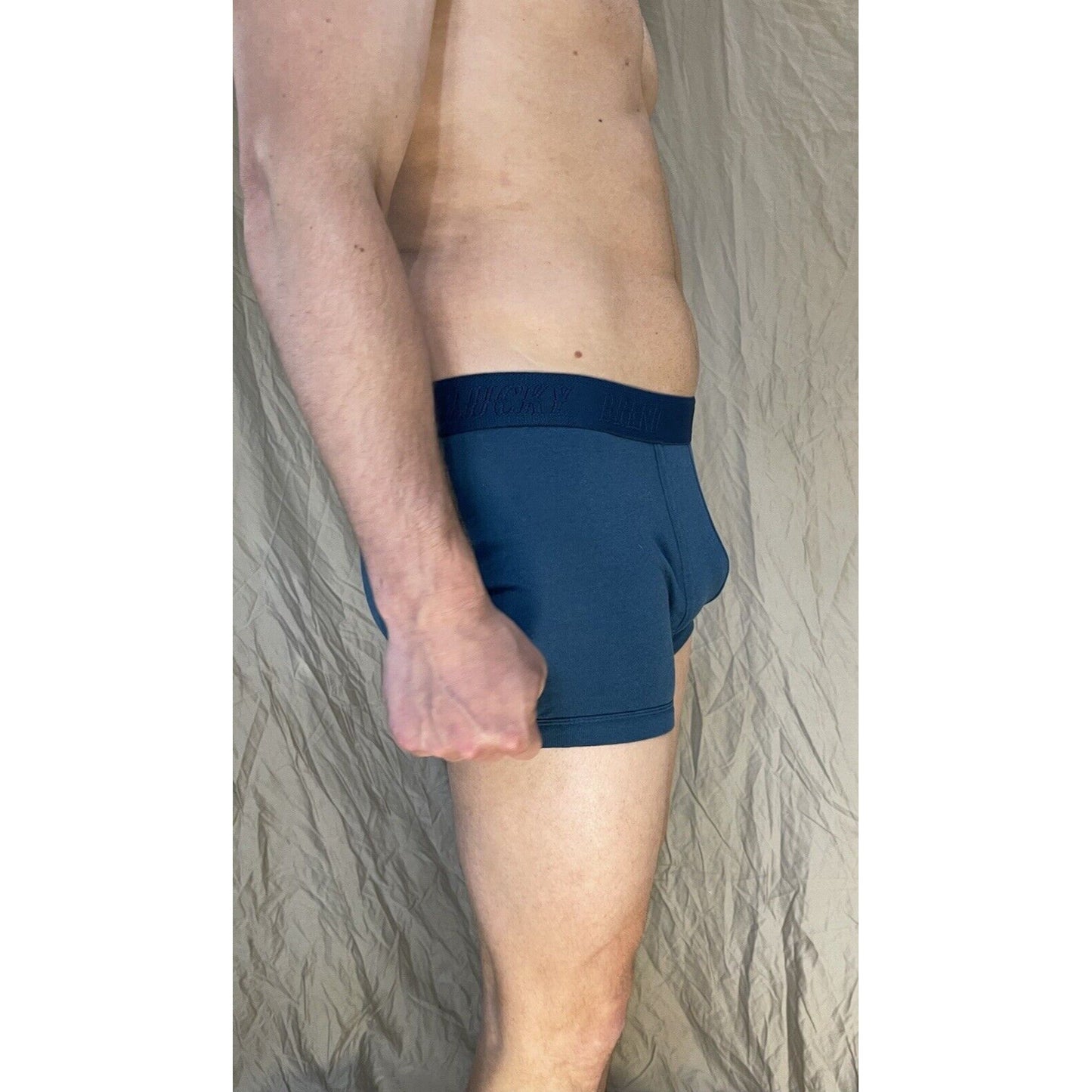 men's blue lucky brand blue medium boxer briefs cotton modal blend