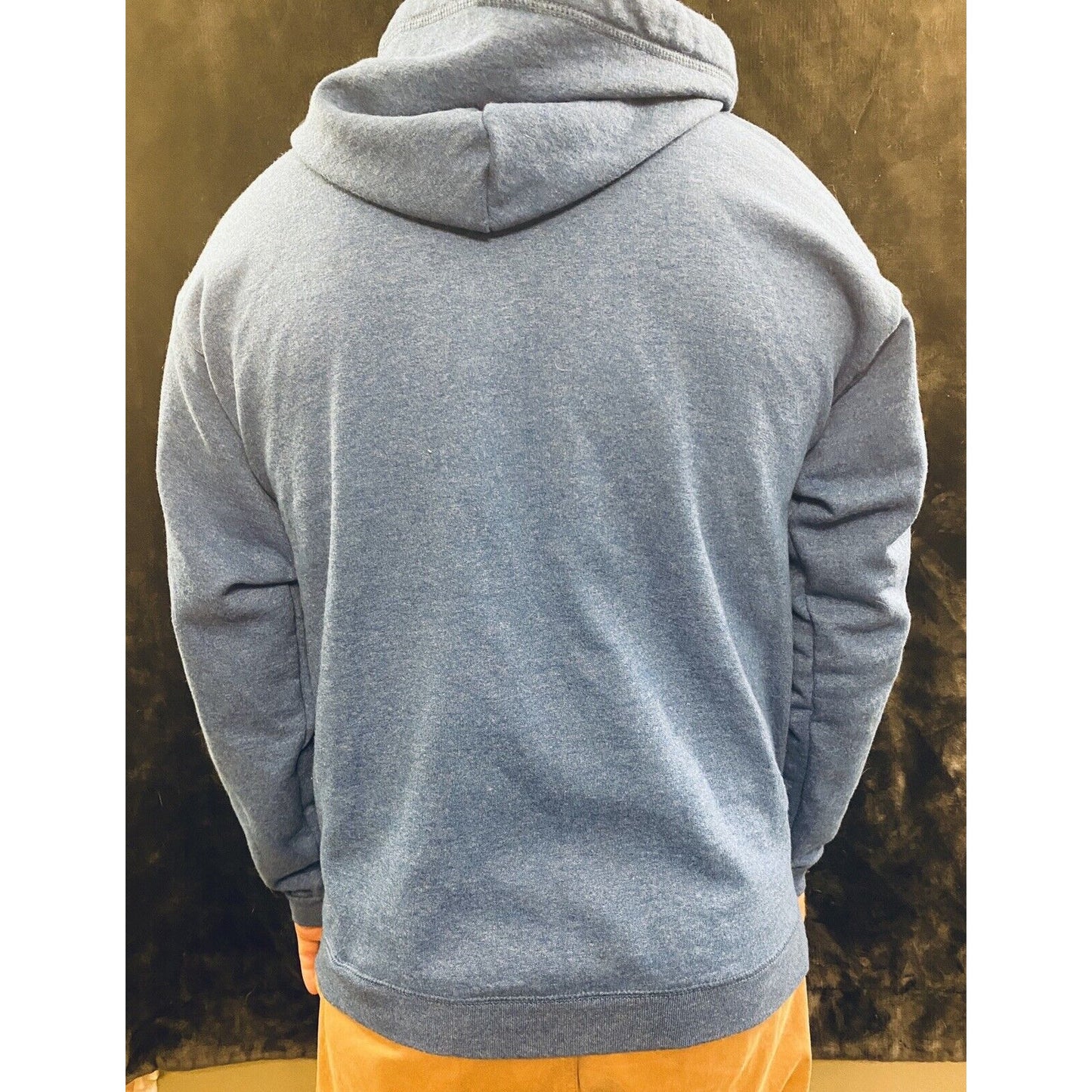 Hanes Men's Full-Zip Fleece Hoodie. Royal Blue. Medium