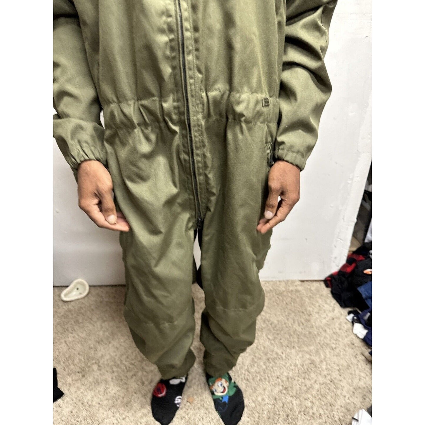 Men’s US Army Overalls Large Regular Military Uniform Combat With Patches