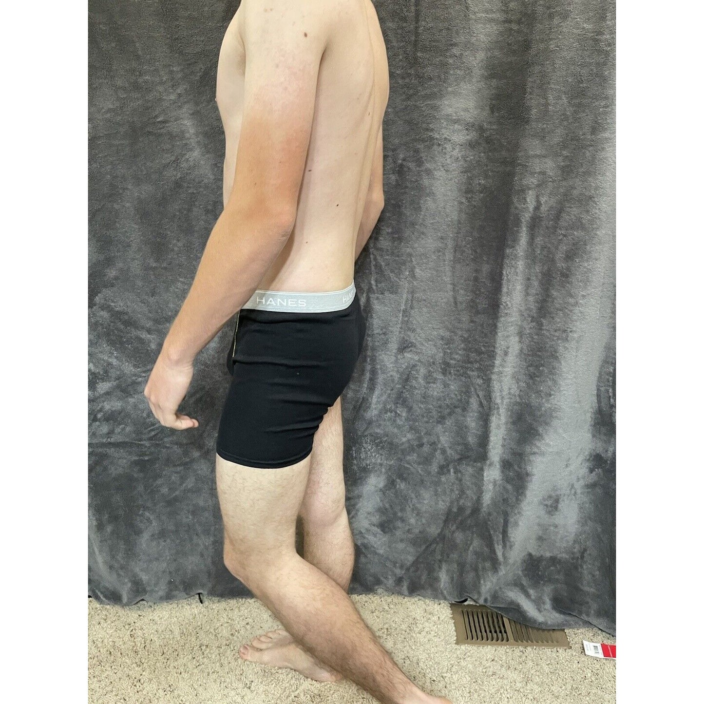 boy's youth XL black with yellow boxer brief
