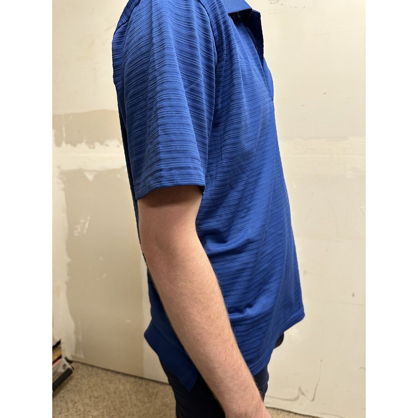 men’s blue af usafa air force polo shirt vansport medium