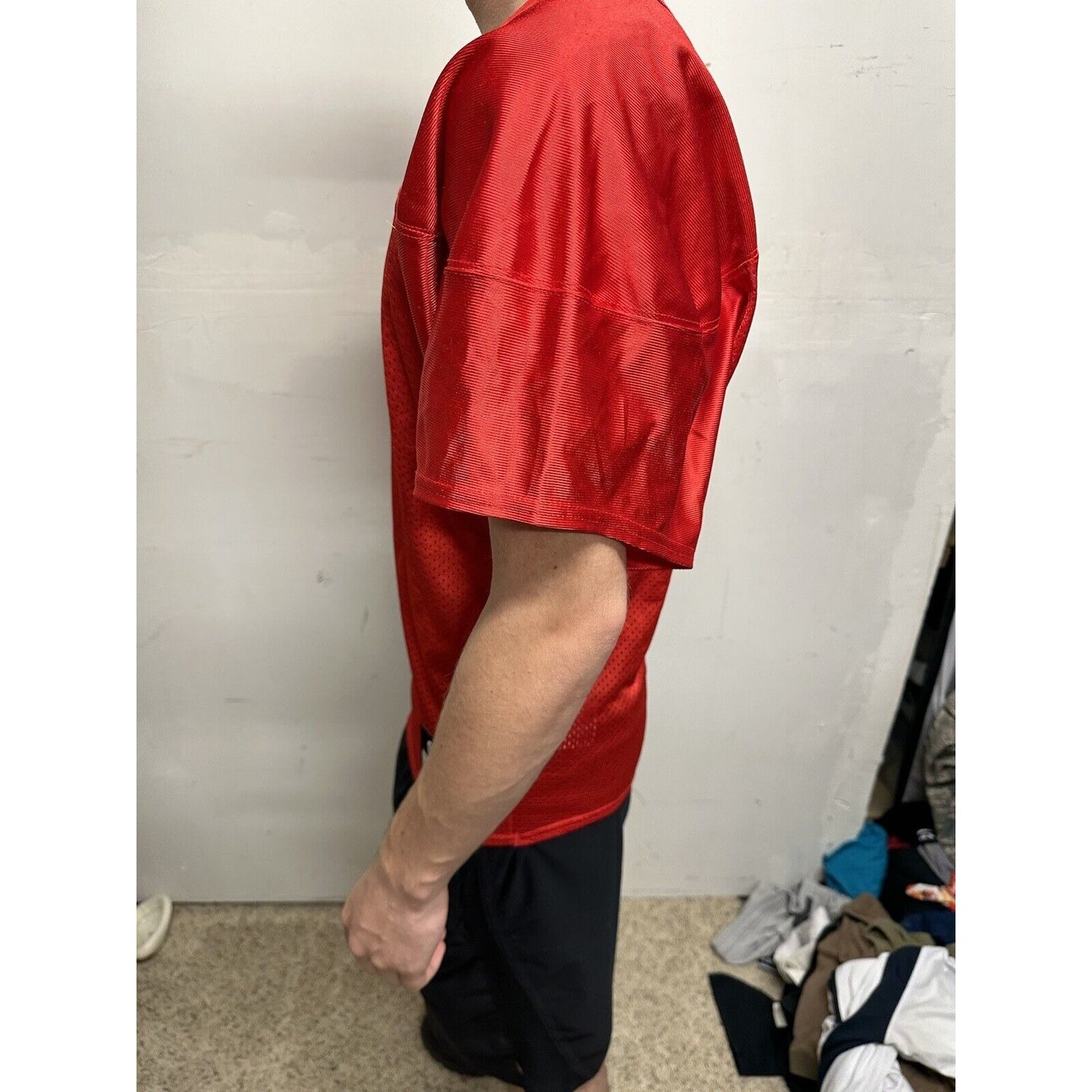 Men’s Red Nike Small Football Jersey