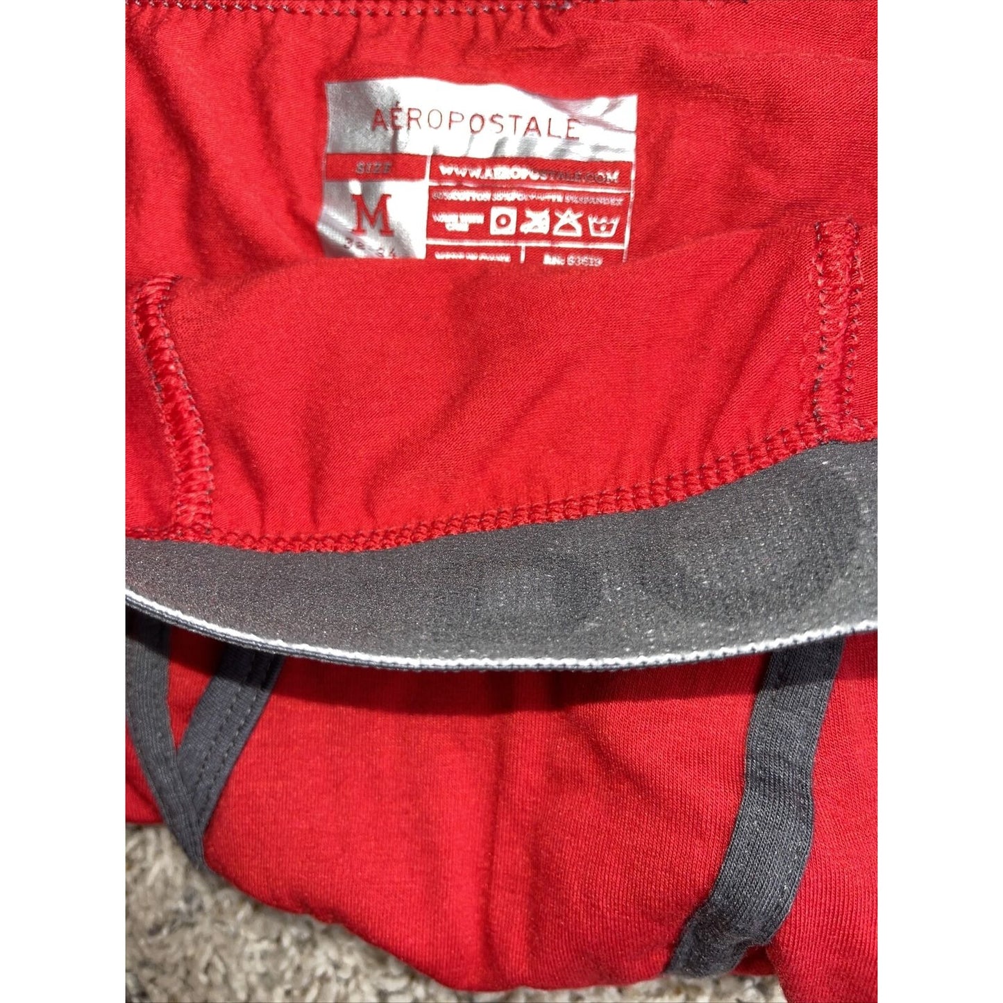 men's aero aeropostale red boxer brief