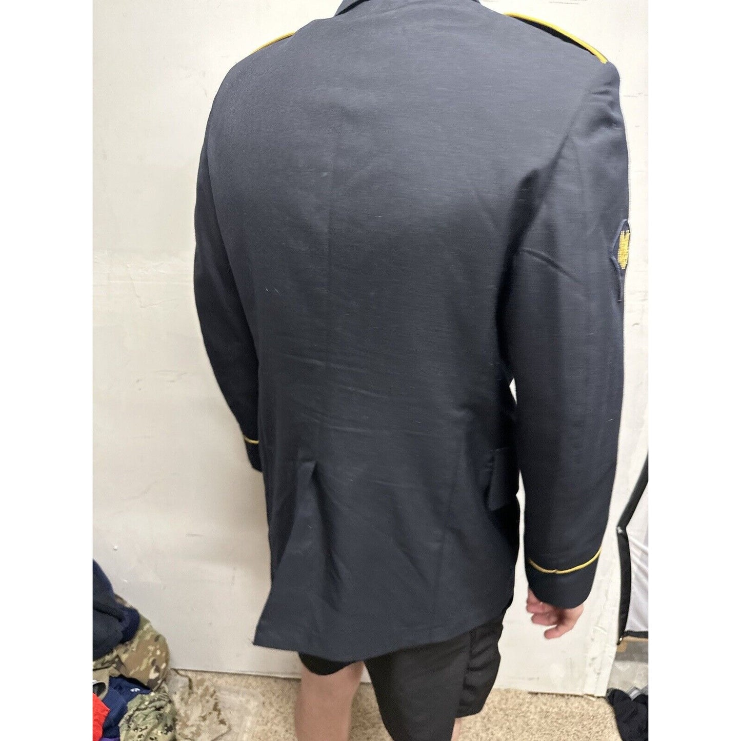 Army Service Coat Men’s 38 RC Specialist Rank poly/wool defense logistics