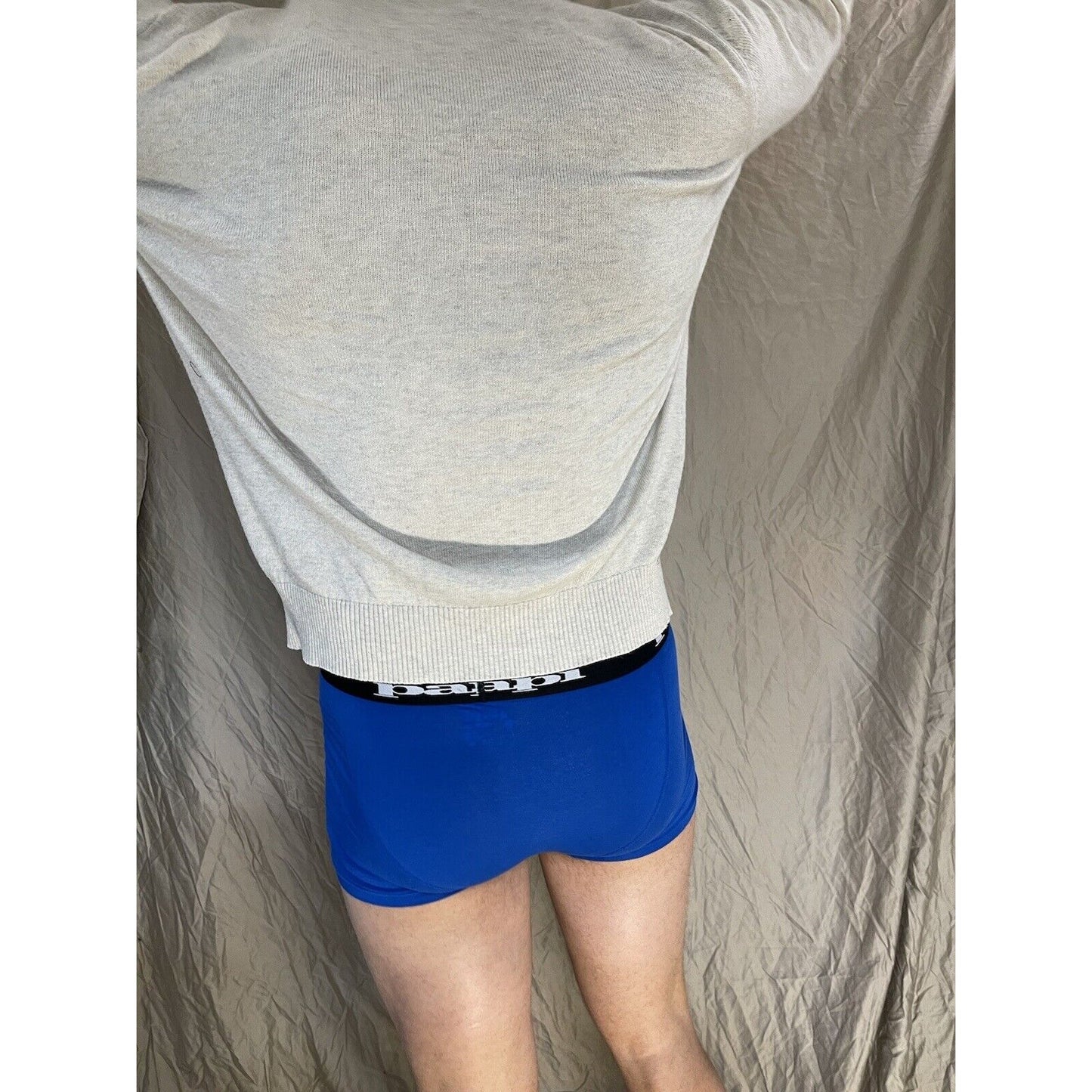 men's beige american eagle medium hoodie pullover sweater