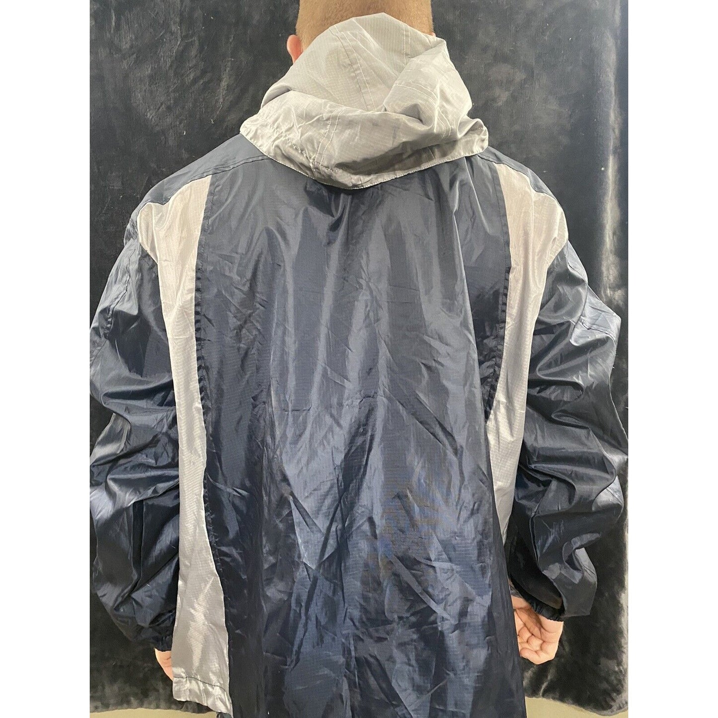 U.S. AIR FORCE Rapid Dominance Men’s Large Navy Blue Windbreaker Jacket Hoodie