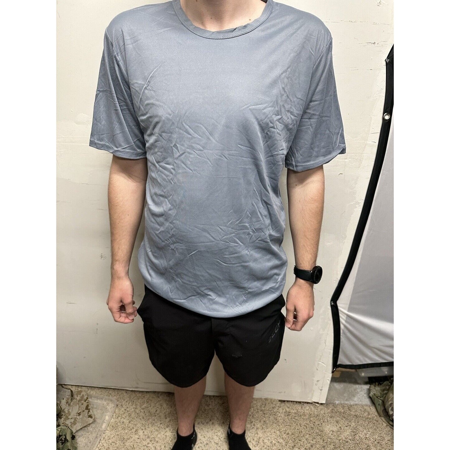 Men’s TKO Large Gray Short Sleeve Tshirt polyester