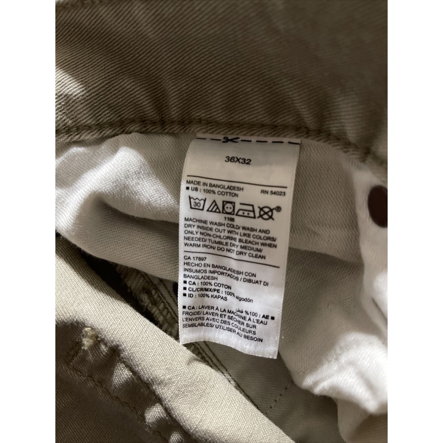 Old Navy Boot-cut Jeans 36 x 32 Khaki