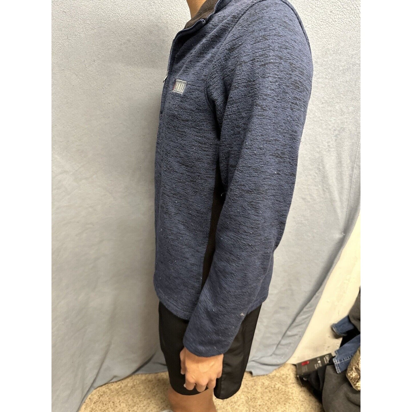 Men’s Blue 1/4 Zip Pullover Colorado Vail Gear For Sports Sweater