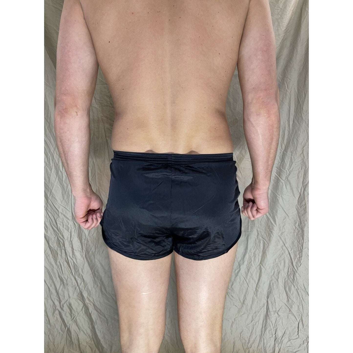 Soffe Ranger Panty Silkies PT Shorts Military Workout Bottom Black Large