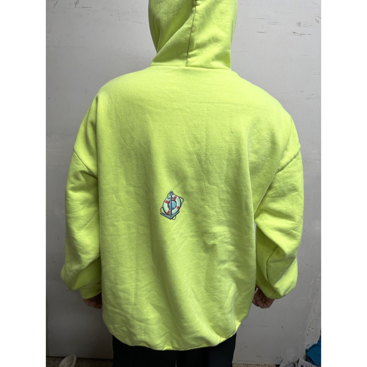 Men’s Neon Yellow Monterey California XXL Hoodie Pullover