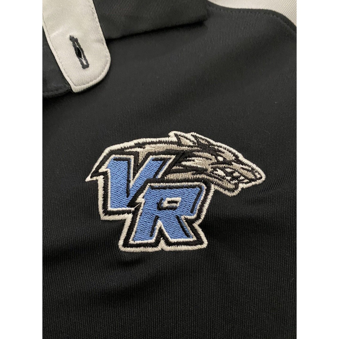 VISTA RIDGE WOLVES Under Armory Loose Heat Gear Black & Gray Men’s L Polo Shirt