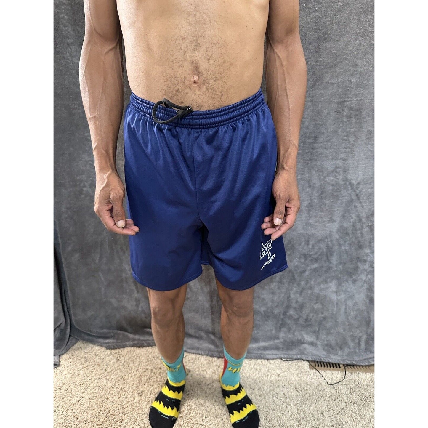 Men’s Cadet Air Force Academy PT Blue Workout Athletic Shorts Medium