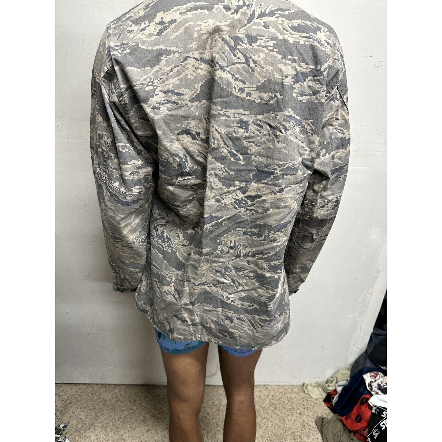 Men’s USAF Abu Airman Battle Uniform 42R Coat Top Blouse Civil Air Patrol