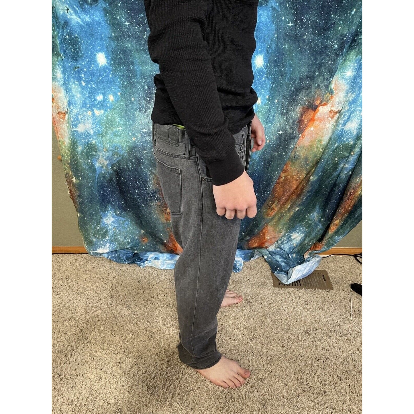 Men’s Black Old Navy Skinny jeans 36” x 30”