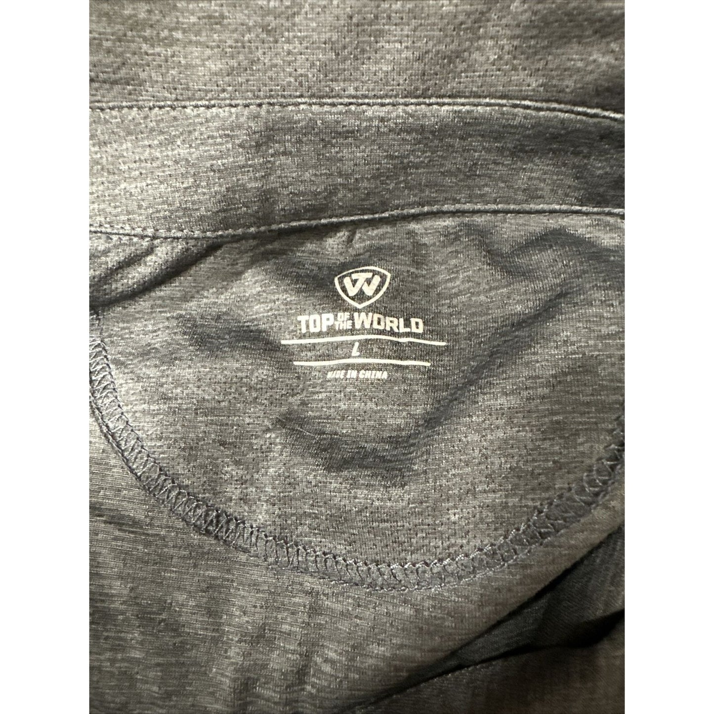 Men’s Gray Top Of The World Ohio State Polo Shirt Large