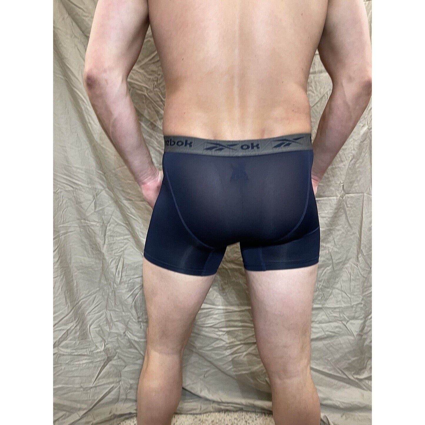 Men's dark blue reebok small compression shorts New And Never Worn