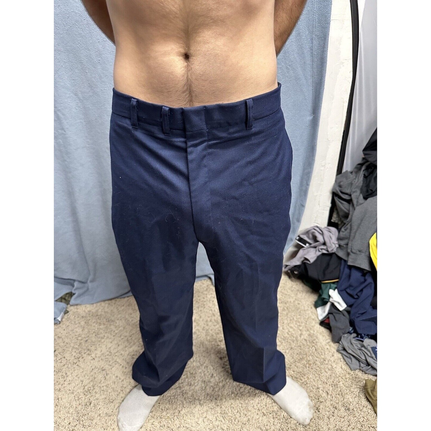 Men’s USAF USSF Trousers Uniform Blues Pants 38L