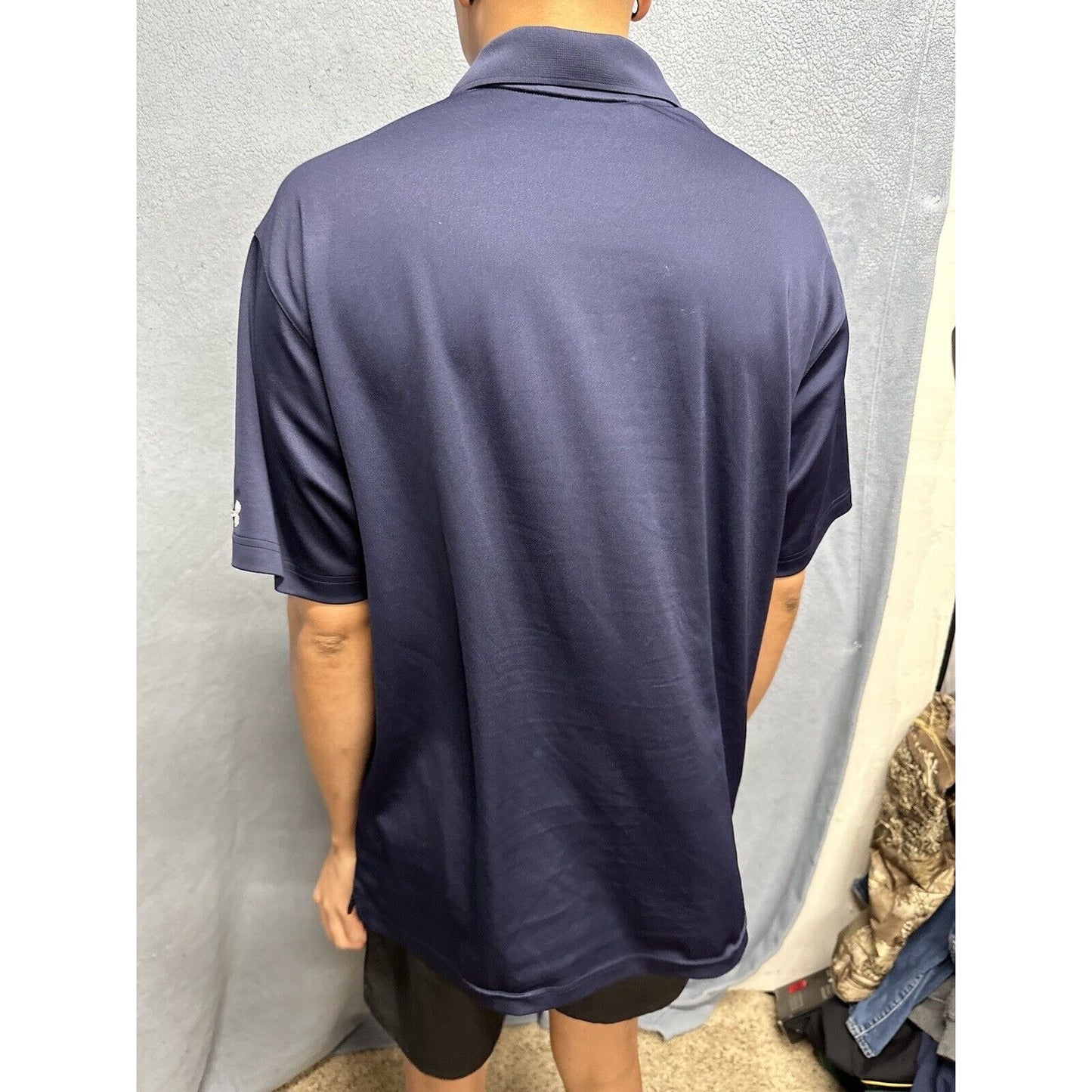 Men’s Dark blue XL Under Armour Loose Polo Shirt University Of Rochester 1850