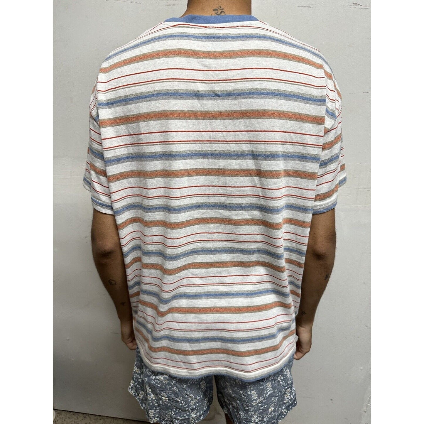 Men’s Dazy Striped Large Tshirt Multicolor