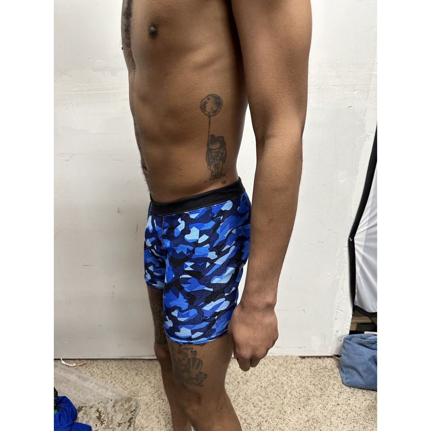 Boys XL blue Camo Hanes boxer briefs