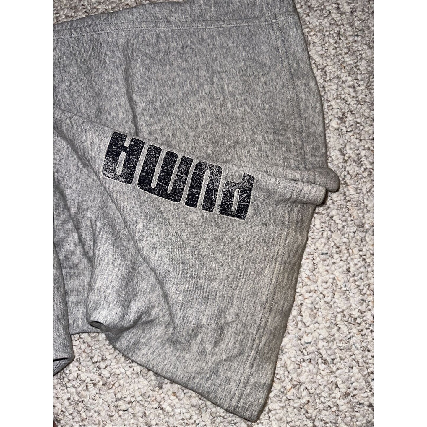 Men’s Medium Gray Puma Sweat Pants With Pockets