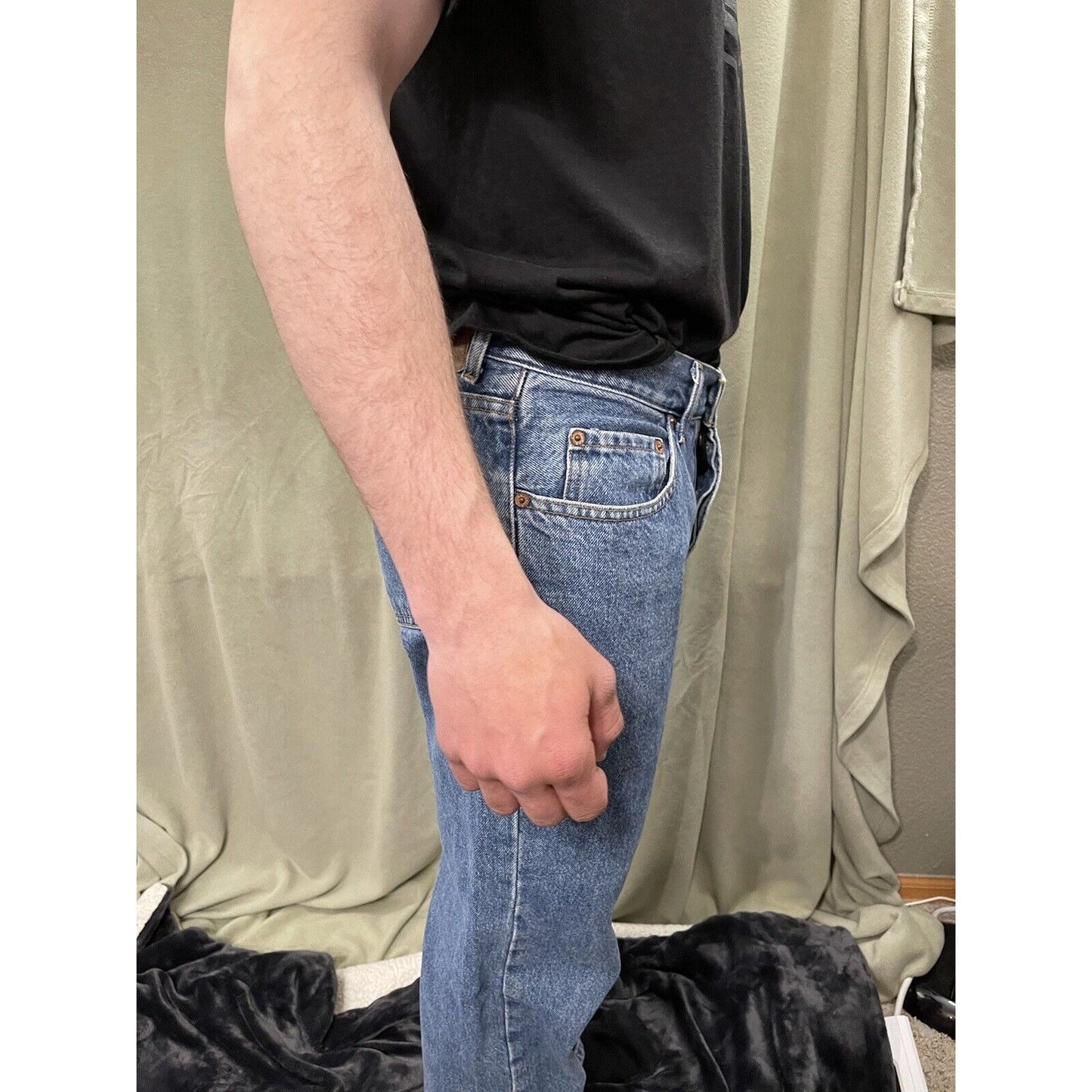 Vintage Men’s Button Fly Original Fit Gap Blue Jeans 31 X 34