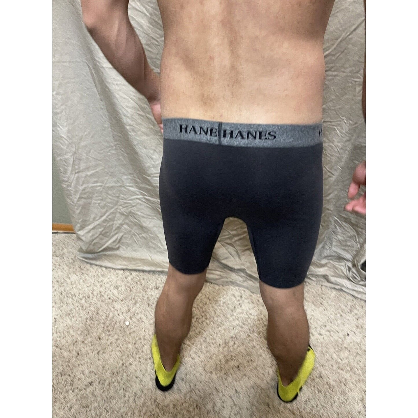 men's black hanes most comfortable medium boxer briefs
