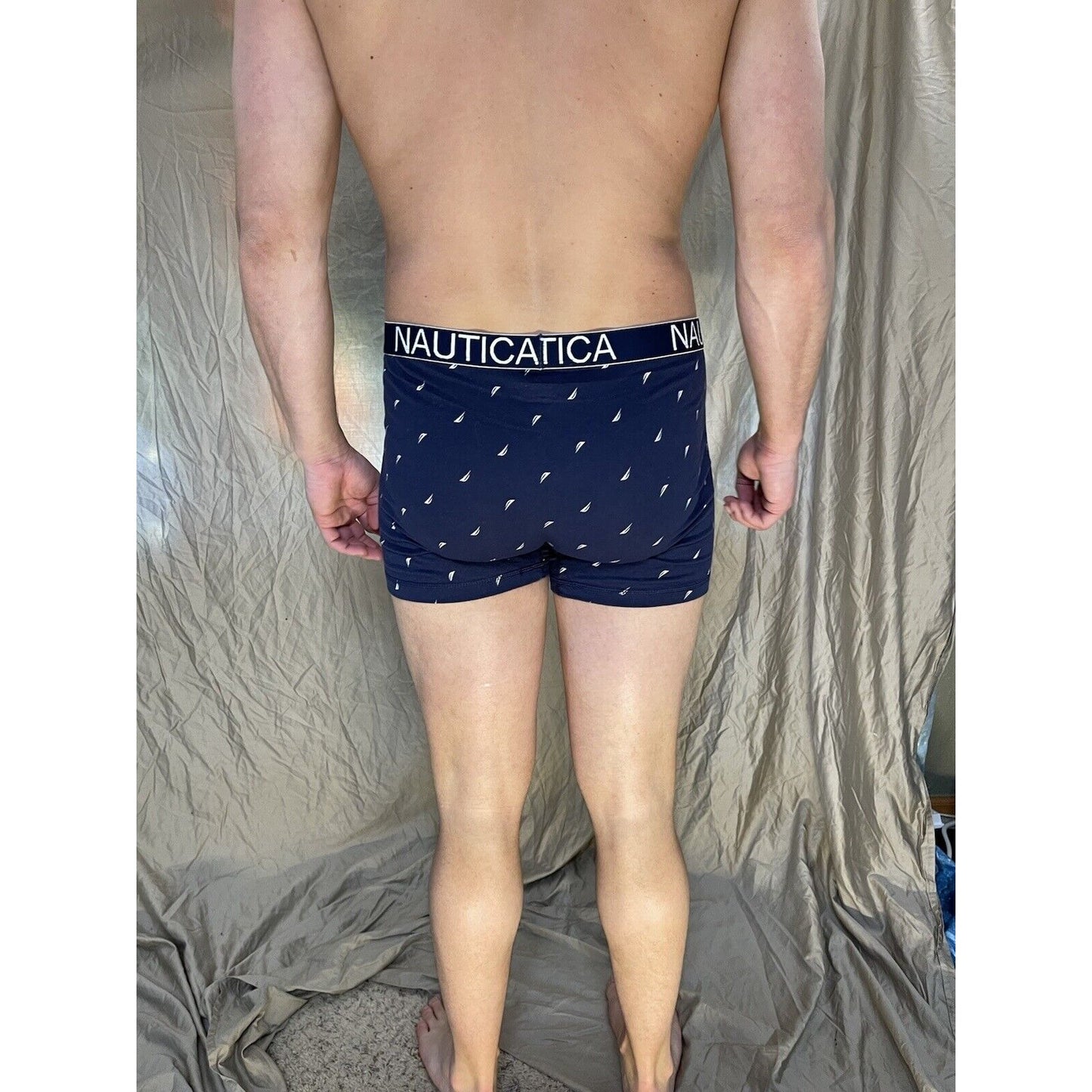 men's nautica - XL Navy blue compression boxer shorts