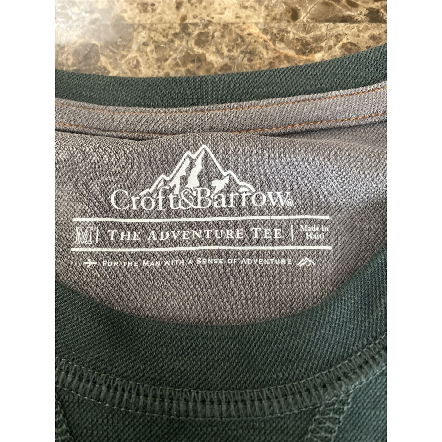 Croft & Barrow Men’s Medium Green Modal-polyester Long Sleeves Pullover Sweater