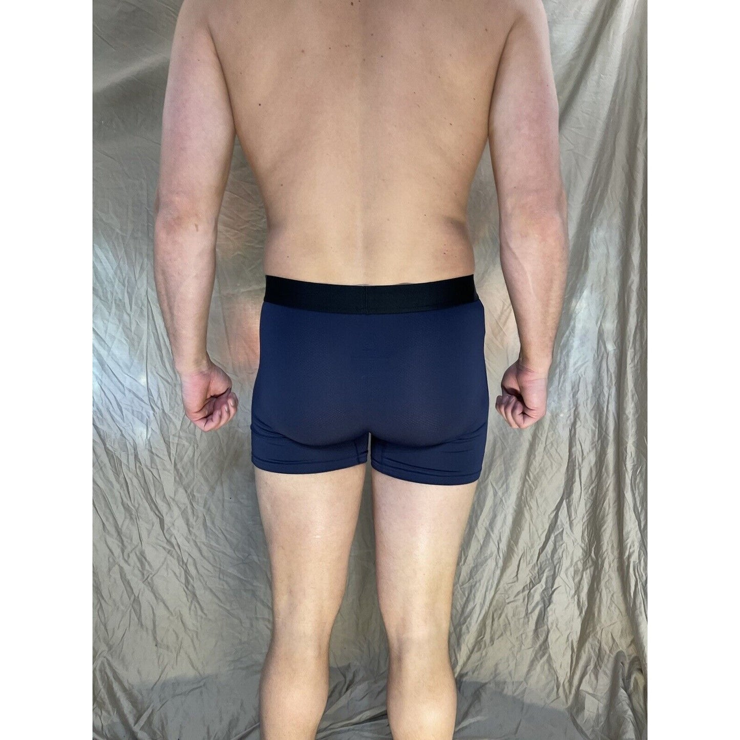 men's Dark Blue volcom XL athletic compression boxer briefs