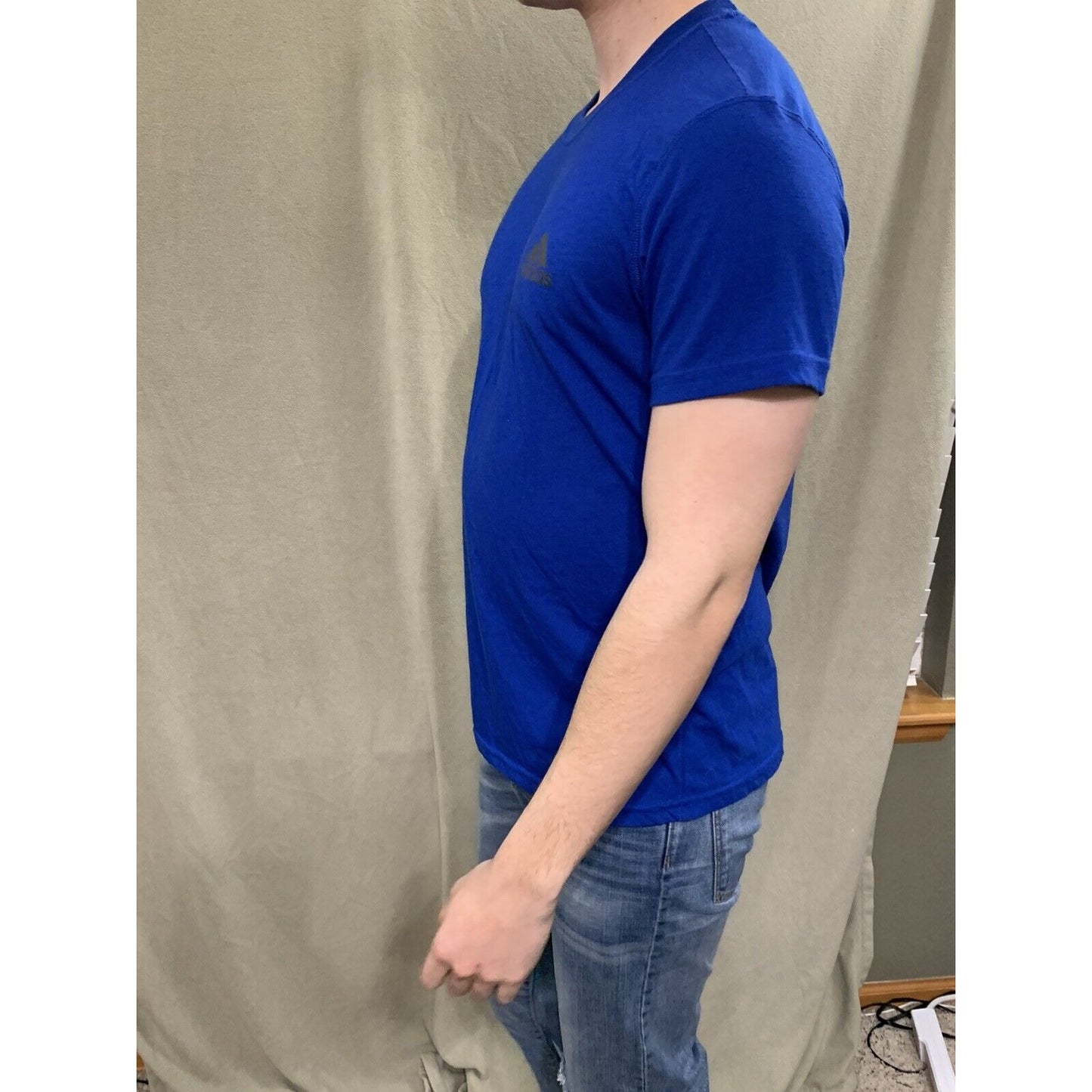 ADIDAS MEN'S ULTIMATE TEE SIZE M SHIRT BLUE